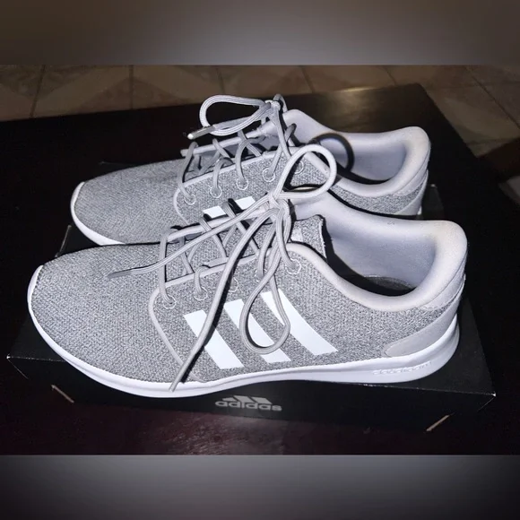 adidas gazelle silver green womens Adidas Cloudfoam QT Racer Running Women's Shoes Clear Onix/ White – Sports  Plaza NY main image 0